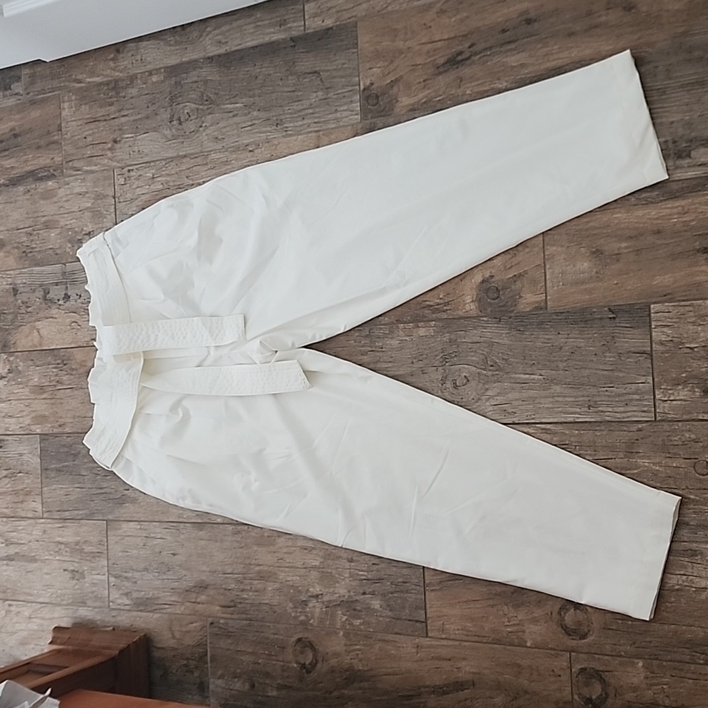 NWT clavin klein cream dress slacks medium